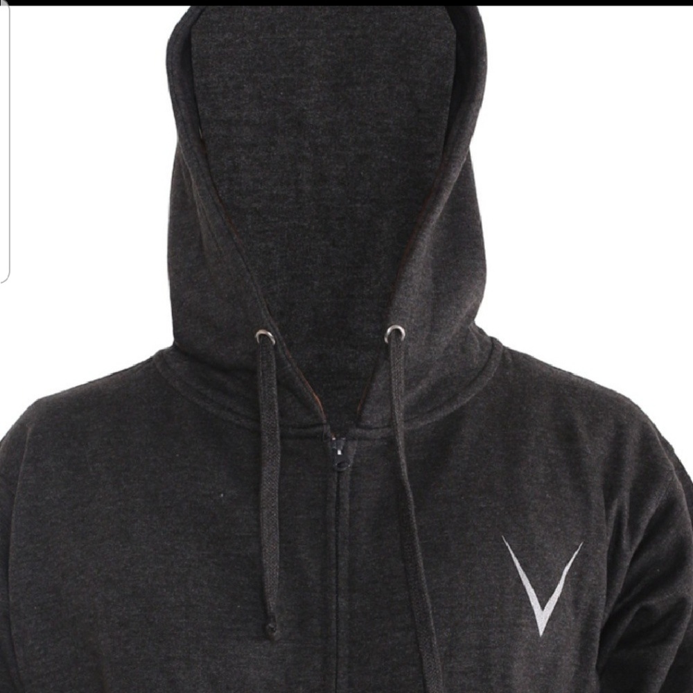 Hooded jacket 100% cotton heavy great quality - Picture 4 of 6